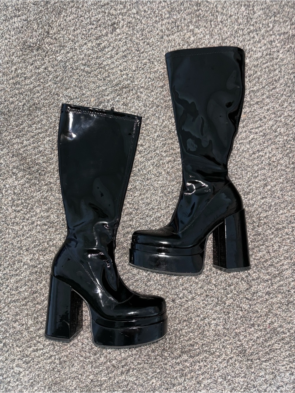 Steve Madden Ella Patent Leather Boots